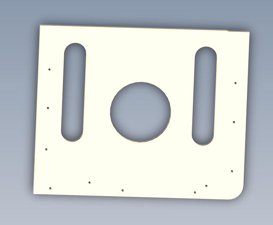 UN5 STD MID WASHROOM VANITY SINK BASE revision A04 375x305x9mm - TO SUIT SINK 3TB0001/6222452