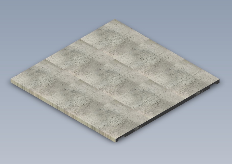 UN5 STD KITCHEN WORKTOP OVEN FLAP (A03)