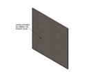UN5 Seville TV Bracket Tacked Panel