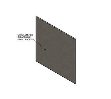 UN5 Seville TV Bracket Tacked Panel