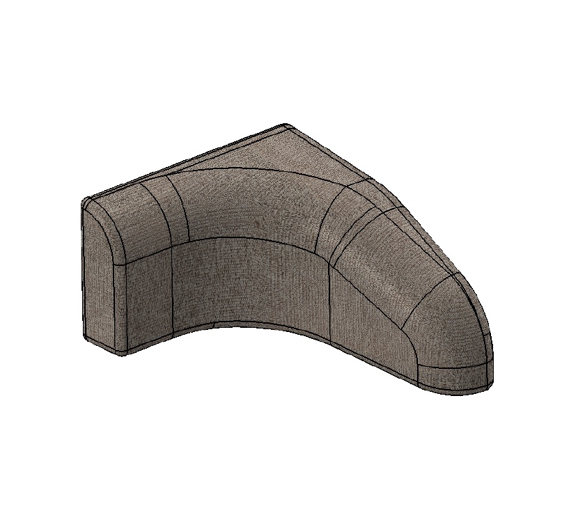 Read more about AG2 N/S 710/620x350 Bunk Corner B/rest Portobello product image