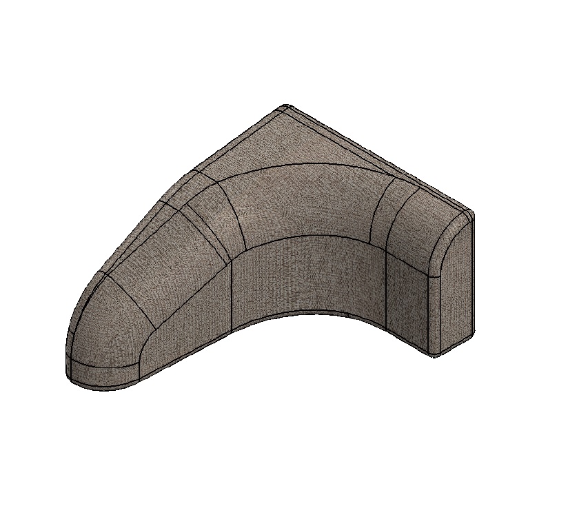 AG2 O/S 710/620x350 Bunk Corner B/rest Portobello