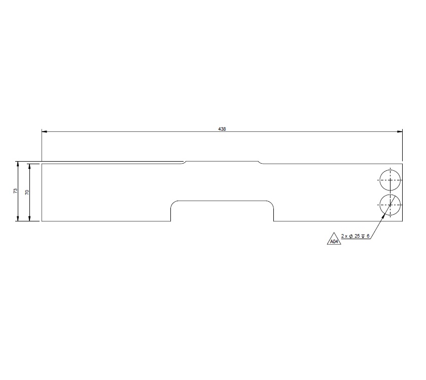 Read more about AG2 STD B-BAR RH FOOTER product image