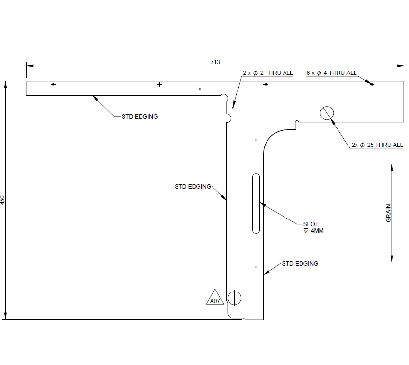 Read more about AG2 STD KITCHEN B-BAR BASE product image