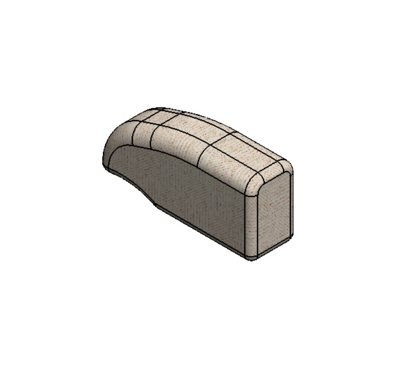Read more about UN5 Bolster Armrest Cushion 480x220x140 - Temple product image