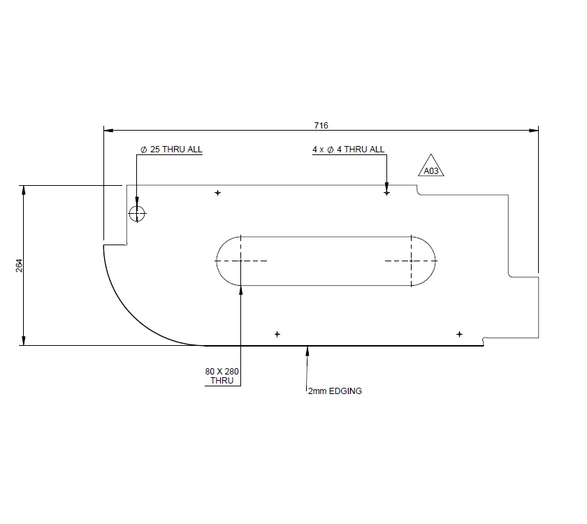 Read more about AG2 STD NS FRONT BUNK CURVED TOP product image