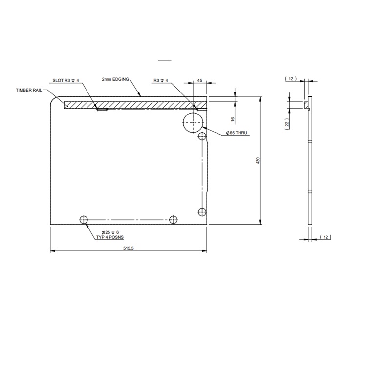 Read more about EV1 69-4 Front O/S Bunk L/H Face product image