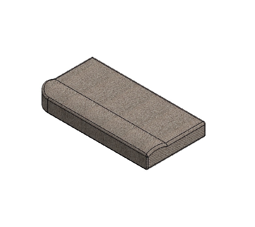 AG2 N/S 1230x640x140mm Bunk Base Cushion - Latimer