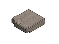 AG2 N/S 620x710x200mm Bulkhead Cushion - Latimer (w/ Wooden Ply Base)