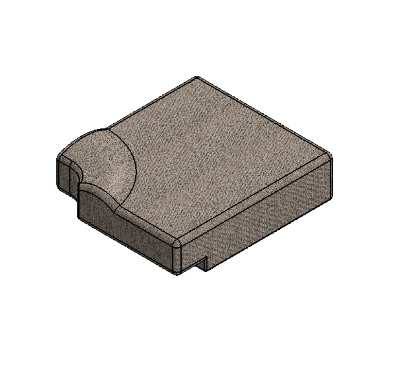 Read more about AG2 N/S 620x710x200 Bulkhead Cushion - Portobello (w/ Wooden Ply Base) product image