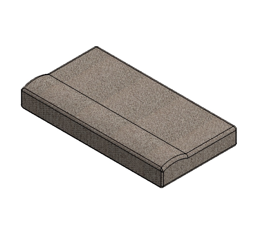 Read more about AG2 O/S 1195x640x140/165 Bunk Cushion - Portobello product image