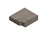 Read more about AG2 O/S 620x710x200 Bulkhead Cushion - Portobello (w/ Wooden Ply Base) product image