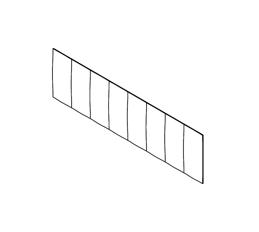 Read more about AG2 Rear Island Bed Lower Headboard - Latimer product image