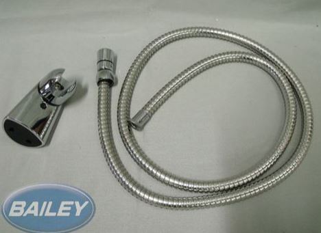 Chrome Shower Set with Wall Mount (NO HEAD) - use 1030288