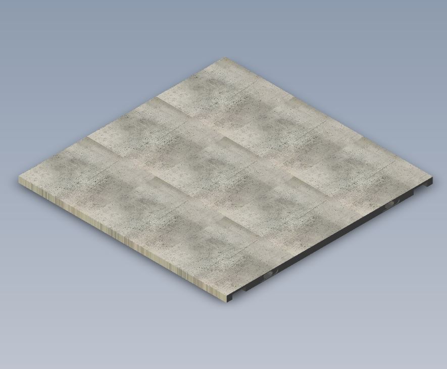 UN5 STD Kitchen Worktop Oven Flap (A04)