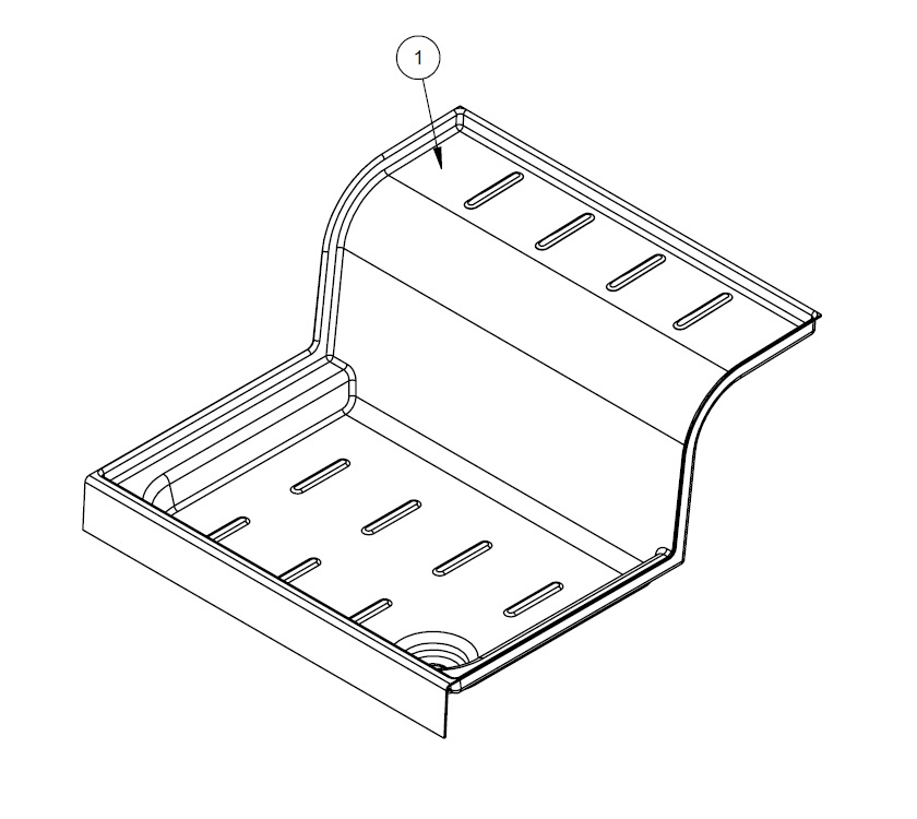 UN5 Mid Washroom Shower Tray