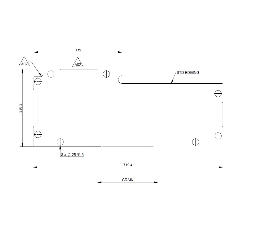 Read more about AG2 STD KITCHEN CUPBOARD SHELF product image