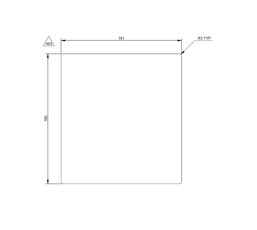Read more about STD Narrow Perspex Sideboard Shelf 181x195x4mm product image