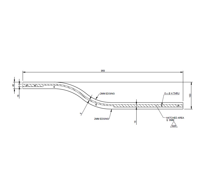 AG2 STD BEDROOM ROBE OS CURVED CHEEK SUPPORT