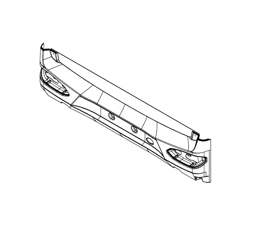 AG2 Rear Bumper Moulding