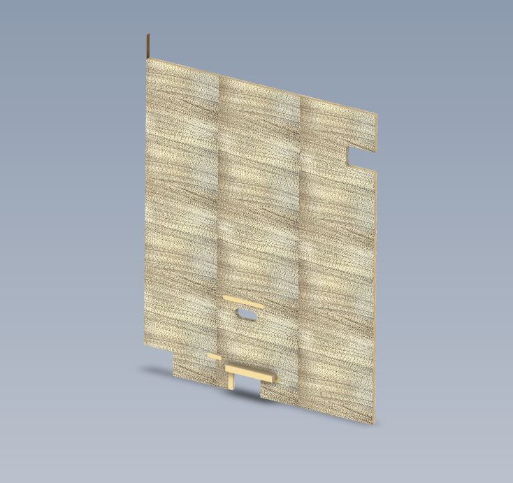 UN5 STD KITCHEN MID PIN PANEL