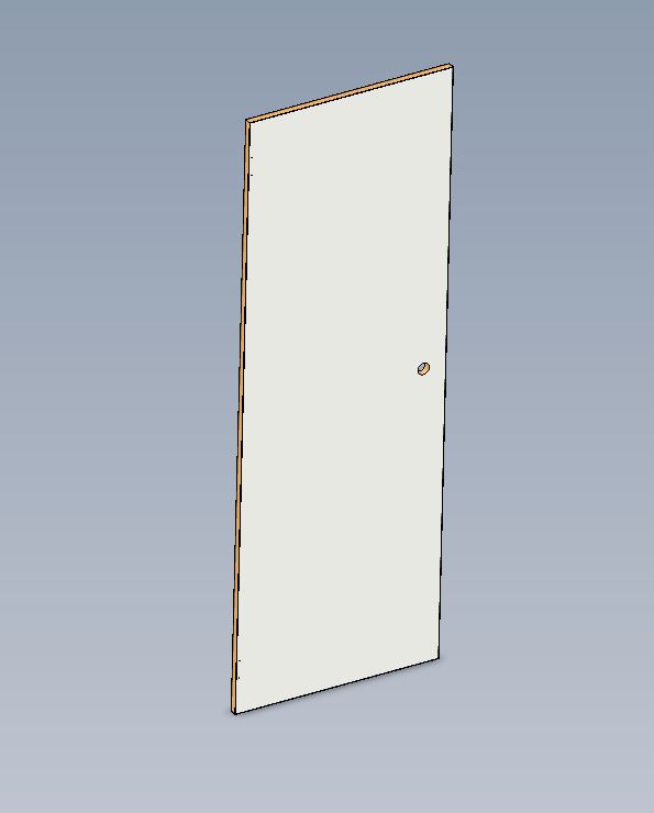 PSR Ancona Front Robe Door 1329x461.5x15mm (A04)