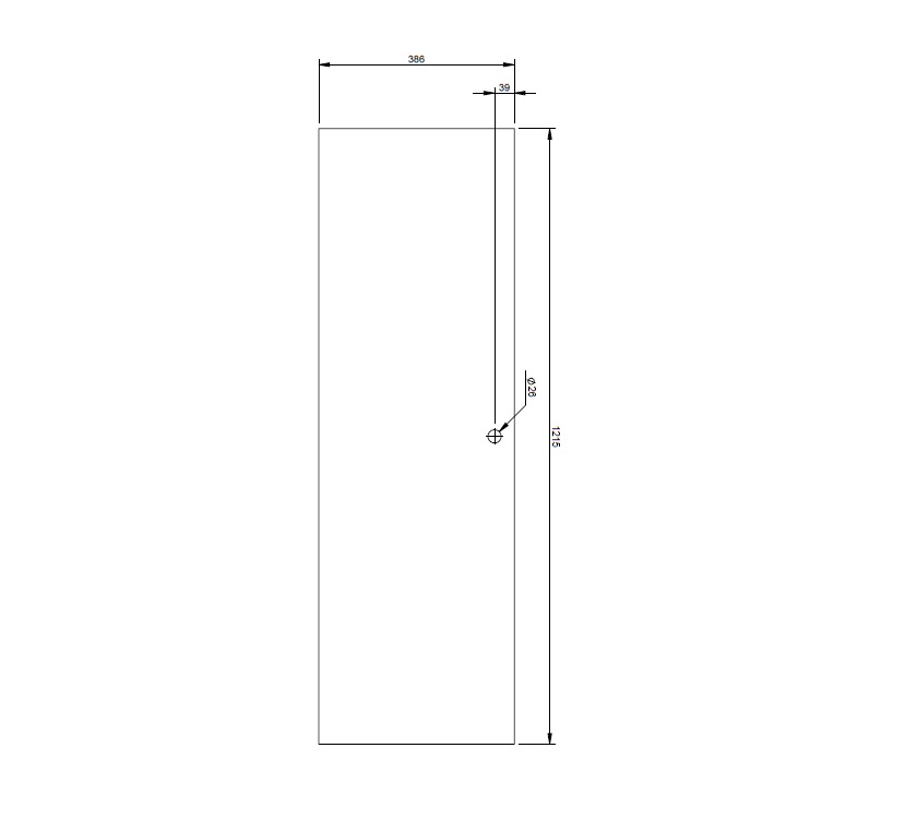 Read more about AE1 665 Robe Door (1215x386mm) product image