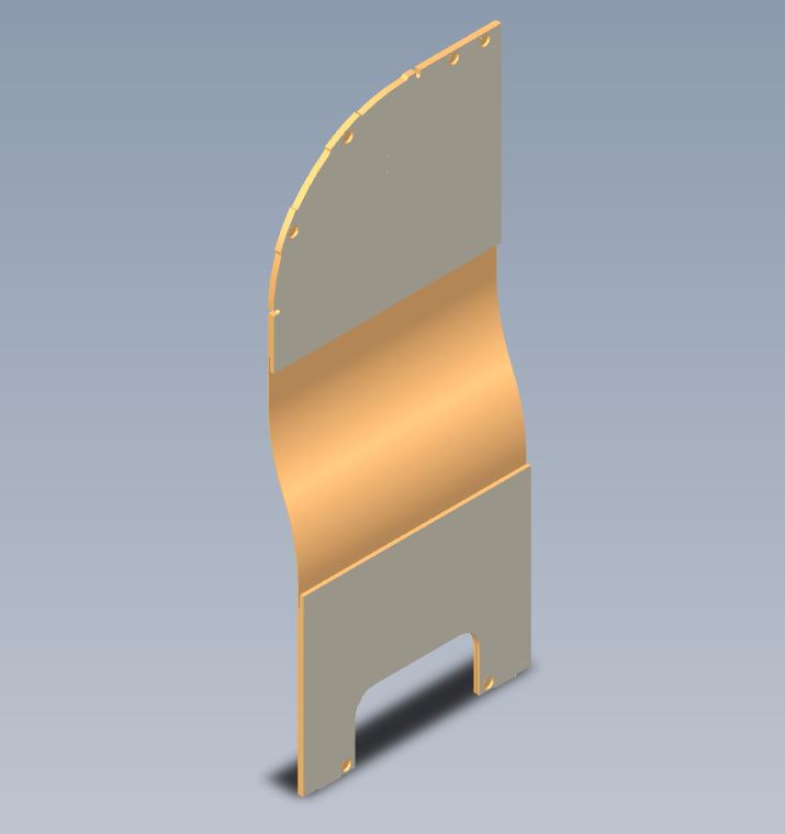 Read more about UN5 STD REAR BEDROOM O/S ROBE CURVED CHEEK product image