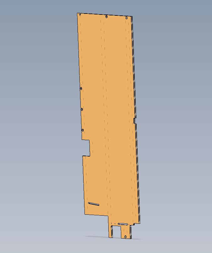 EV1 Adamo 75-4I L/H SHOWER WALL LANA GREY