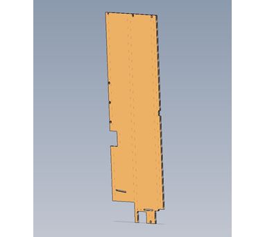 EV1 Adamo 75-4I L/H SHOWER WALL