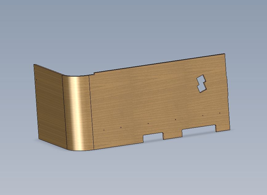 Read more about AH3 STD N/S Front Bunk Curved Face (C02) product image