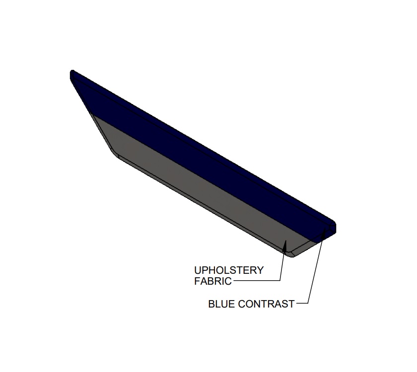 DYR Discovery + D4-4 Fixed Bed Headboard 1000/670x200x10mm - Apollo