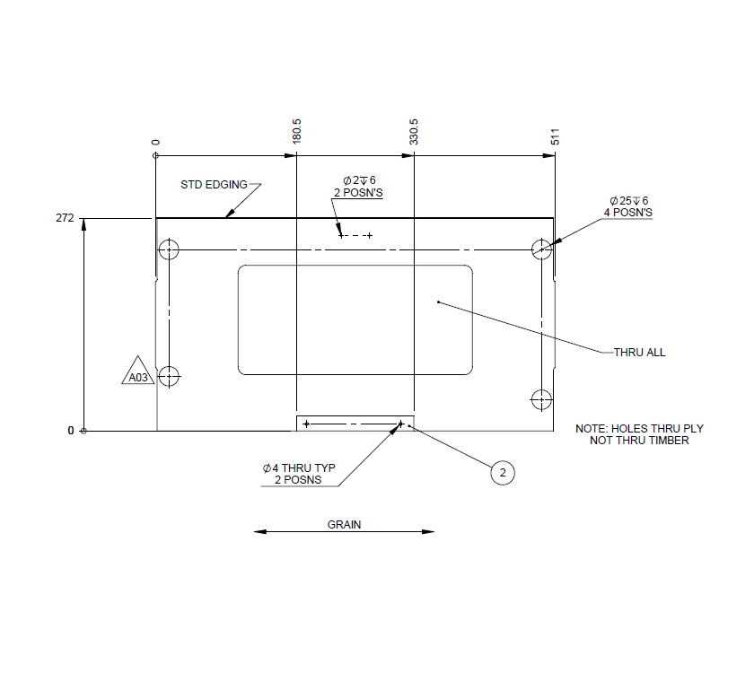 UN5 STD Kitchen Oven Shelf
