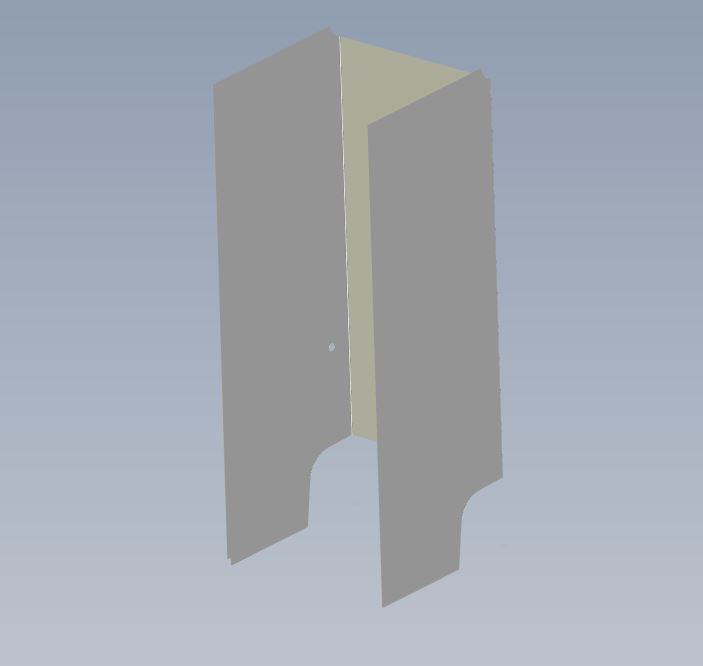 UN5 MID WASHROOM SHOWER WALLS (WHITE)