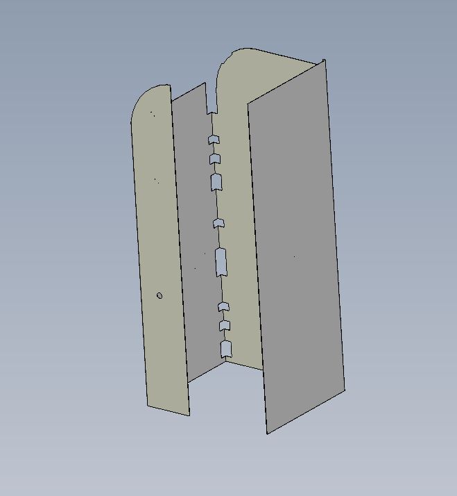 UN5 STD SHOWER CUBICLE WALLS (WHITE)