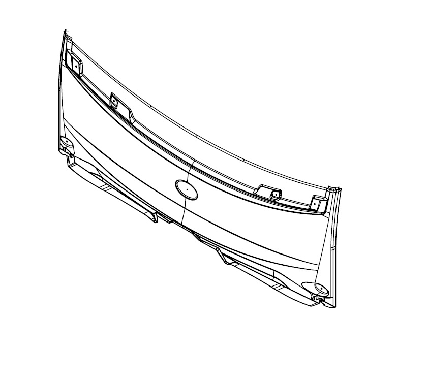 AG2 Front Bumper Moulding