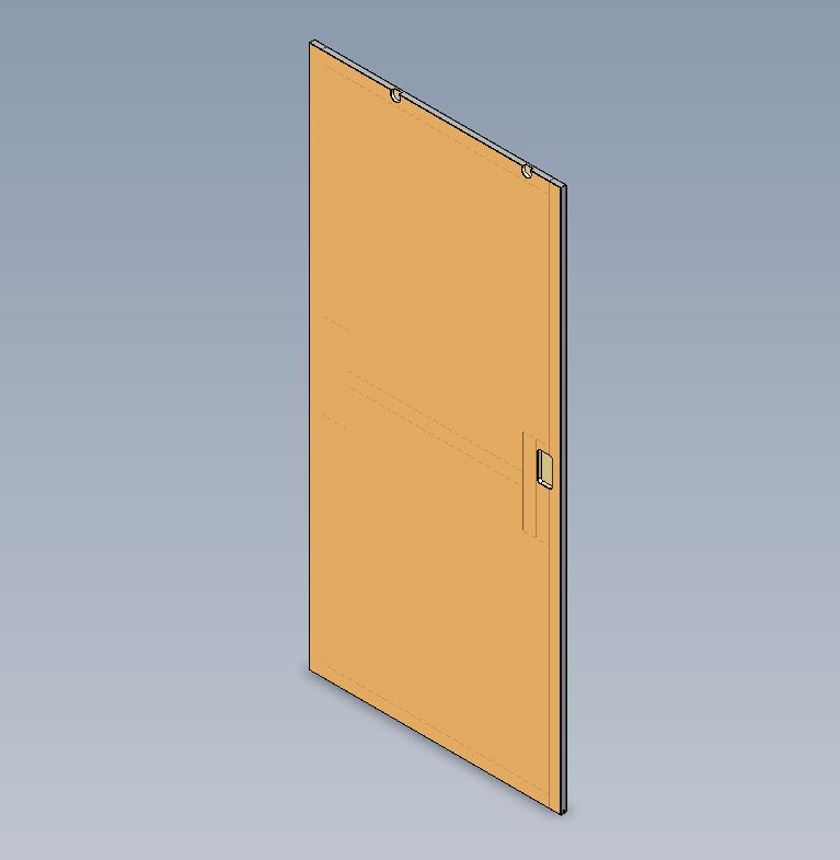 AG2 STD REAR WASHROOM SLIDING DOOR A03