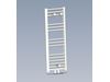 Read more about Alde White Towel Rail 840x300mm 22mm Brass Stem product image