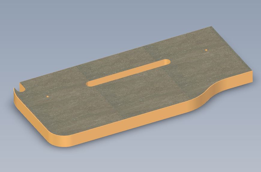 Read more about PX2 Phoenix GT75 644 R/H Bedside Robe Worktop product image