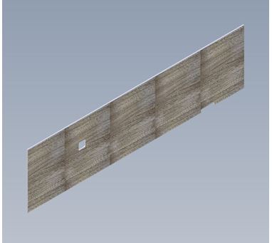 PX2 Phoenix GT75 642 N/S Bunk Bed - Front Panel