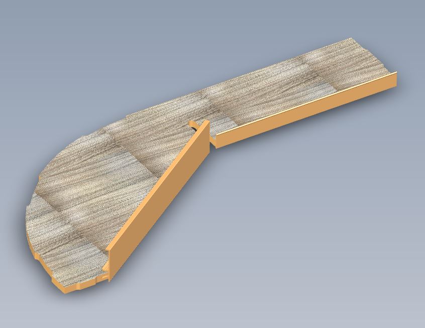 DYR Discovery + D4-4 - TC CUPBOARD LOWER SHELF