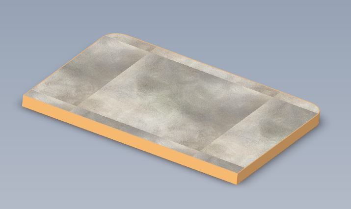 ER1 Endeavour B62 Kitchen Unit Worktop Extension 433x300x22mm