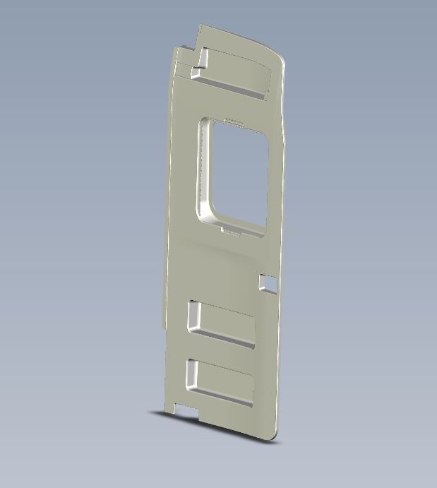 ER1 Endeavour B62 N/S Rear Barn Door Moulding W/ Window