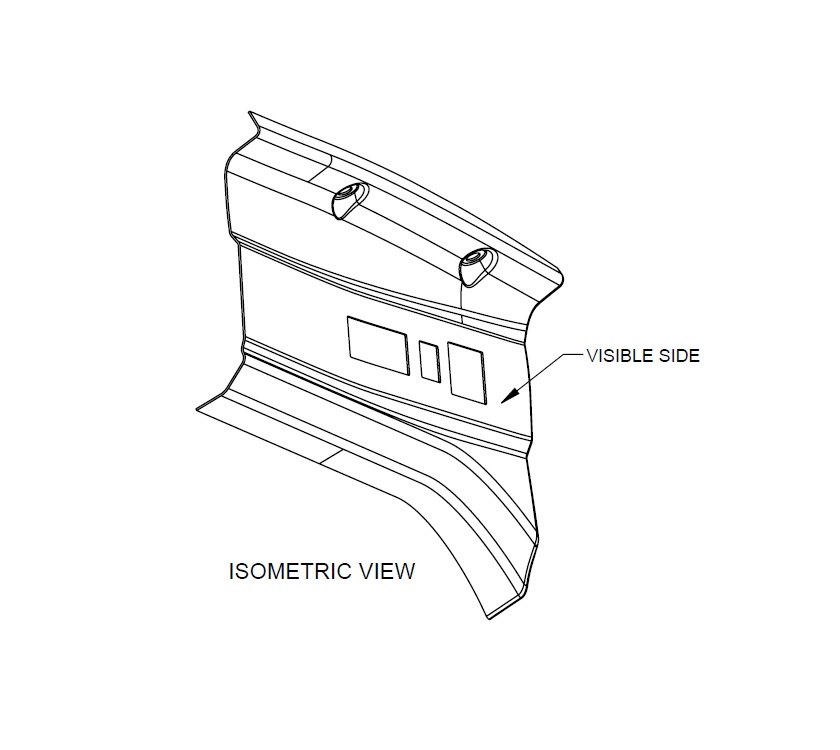Read more about ER1 Endeavour B64 Control Panel Moulding product image