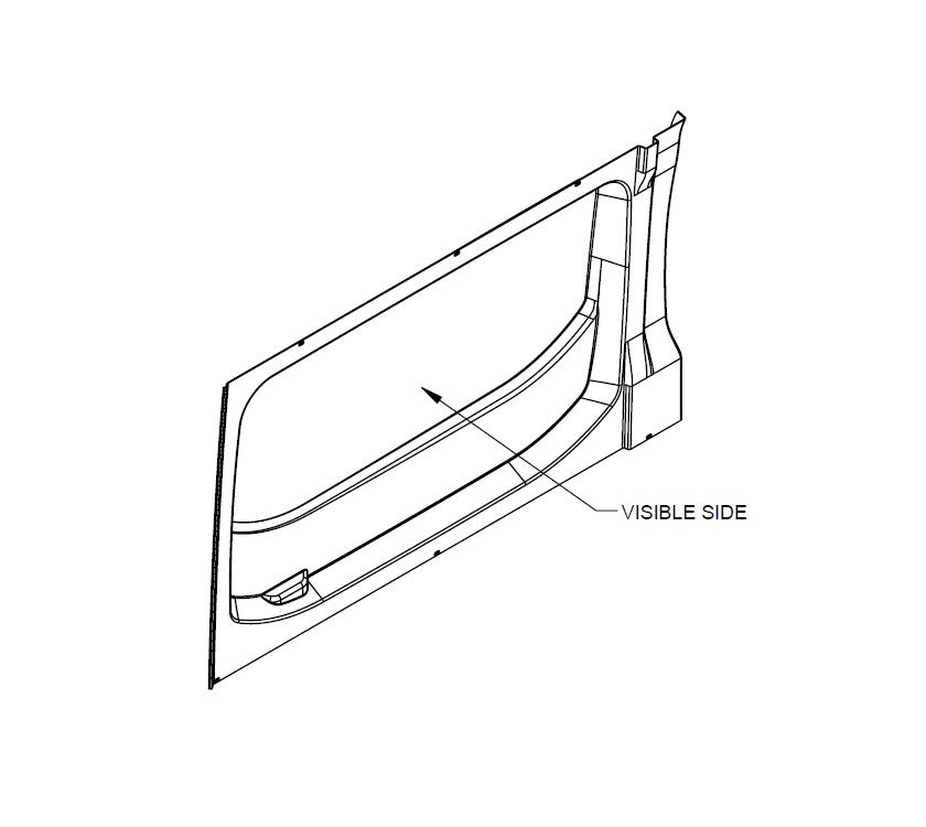 Read more about ER1 Endeavour B64 Rear N/S Side Wall Moulding product image