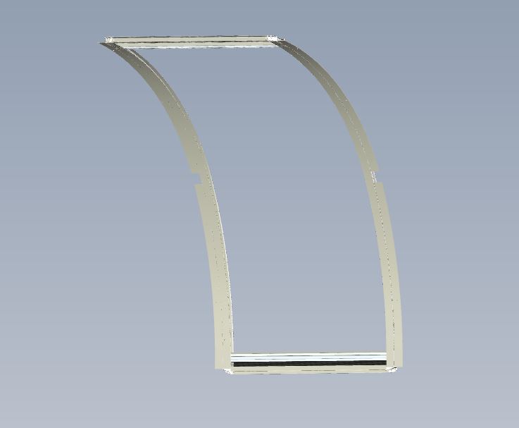 UN5 AG2 Hartal Front Central Continuous Curve Blind & Fly Screen