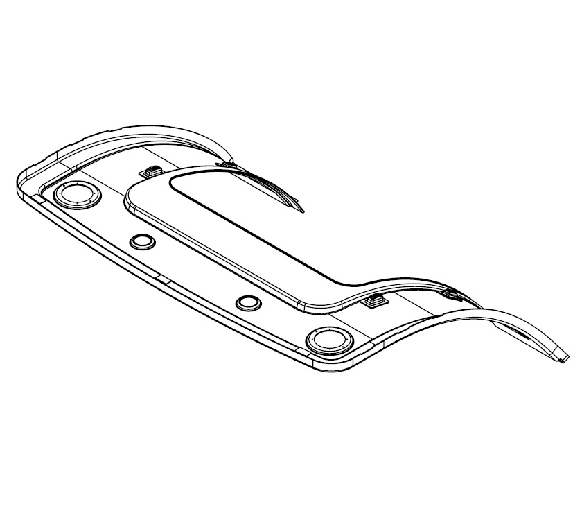 UN5 AG2 Hartal Front Central Continuous Curve Upper Moulding