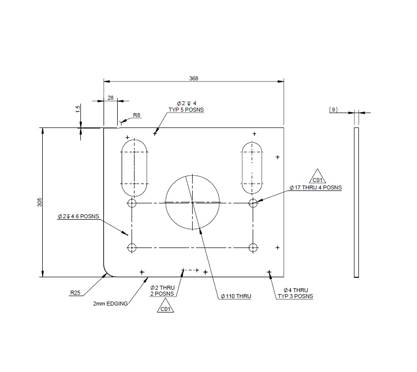 Read more about UN5 STD MID WASHROOM VANITY SINK BASE REVISION C01 - TO SUIT SINK 1TB0004/6236219 product image