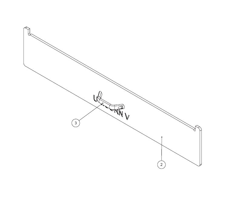 UNICORN V CENTRE WINDOW TRIM TOOL A04