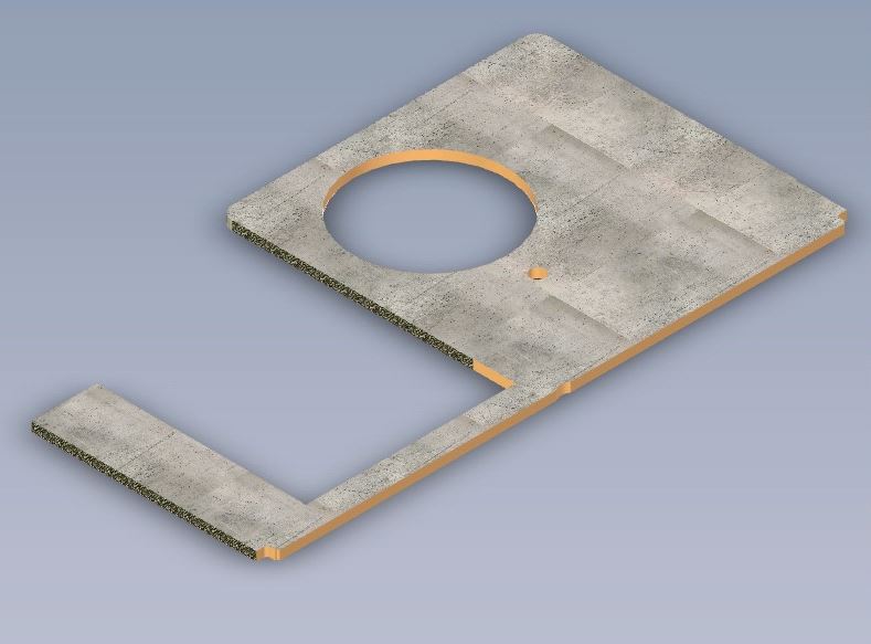 UN5 STD Kitchen Worktop revision A09 - replaces 6215634